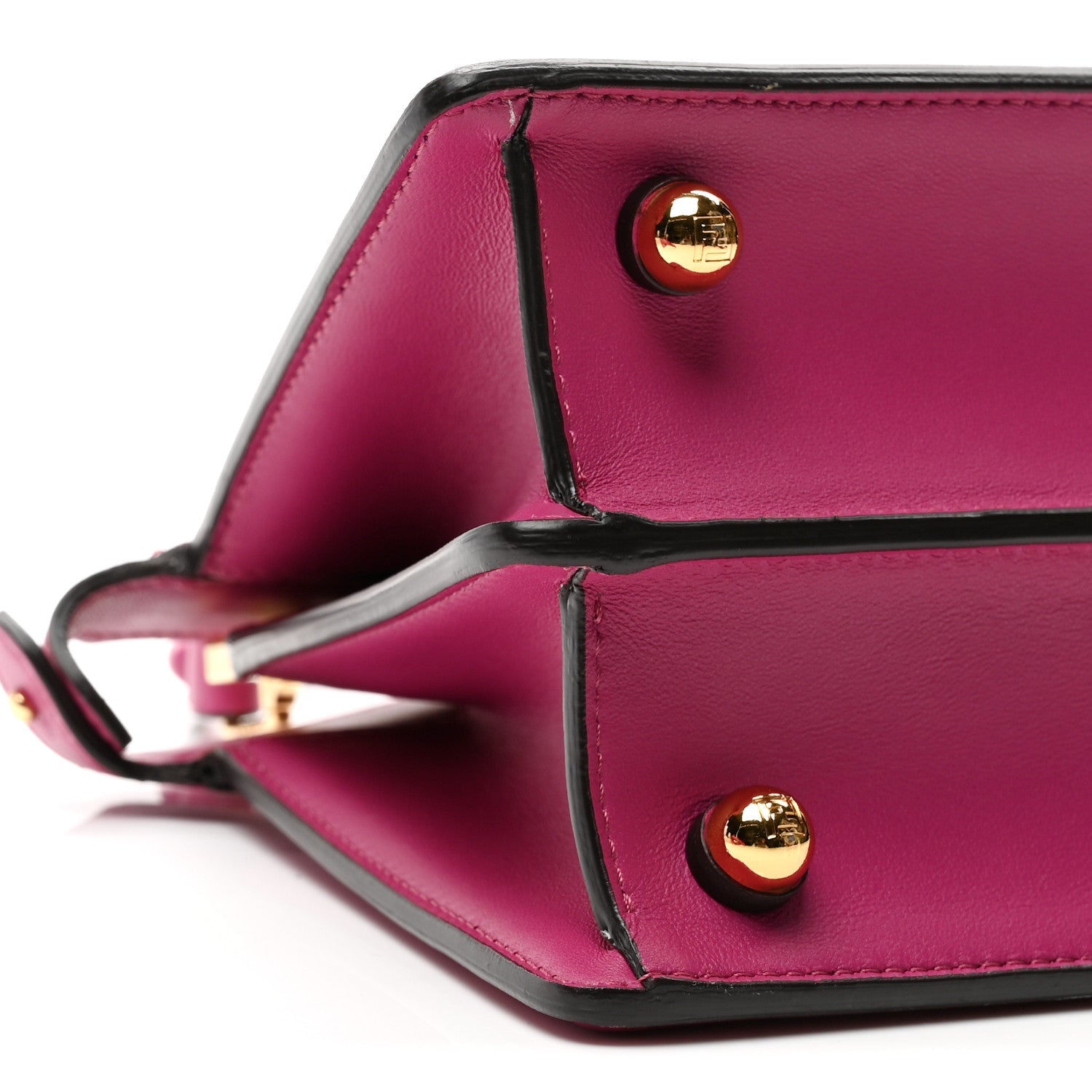 Shiny Nappa Petite Peekaboo I SEE U Satchel Ciclamino Pilar