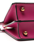Shiny Nappa Petite Peekaboo I SEE U Satchel Ciclamino Pilar