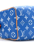 Calfskin Monogram Speedy P9 Bandouliere 20 Blue