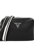 Vitello Daino Soft Camera Crossbody Black