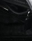 Nappa Mini Triangle Hobo Black