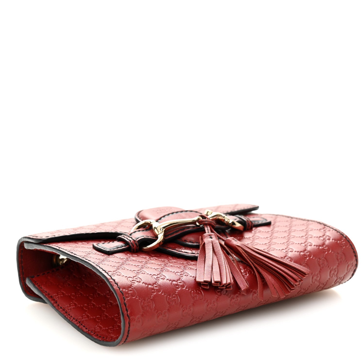 Soft MicroGCCIssima Mini Emily Chain Shoulder Bag Rosso