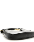 Boarded Dyana Lux Calfskin Small Jackie 1961 Hobo Black