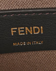 Kuban Canvas Vitello King F is FNDI FF Embroidered Mini Mon Tresor Bucket Bag Tartufo Ebano Multicolor