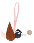 Epsom Swift Matte Alligator Lizard Birdy Bag Charm  Fauve Nata Black White Bleu Saphir Rose Sakura