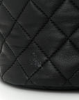 Lambskin Quilted Mini Urban Spirit Backpack Black