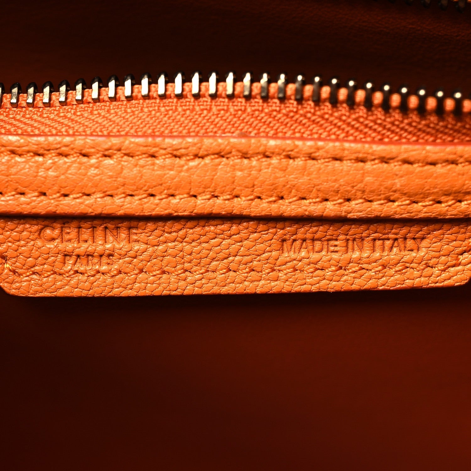 Goatskin Micro Luggage Light Orange
