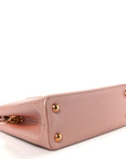 Metallic Taurillon Capucines BB Pearly Pink