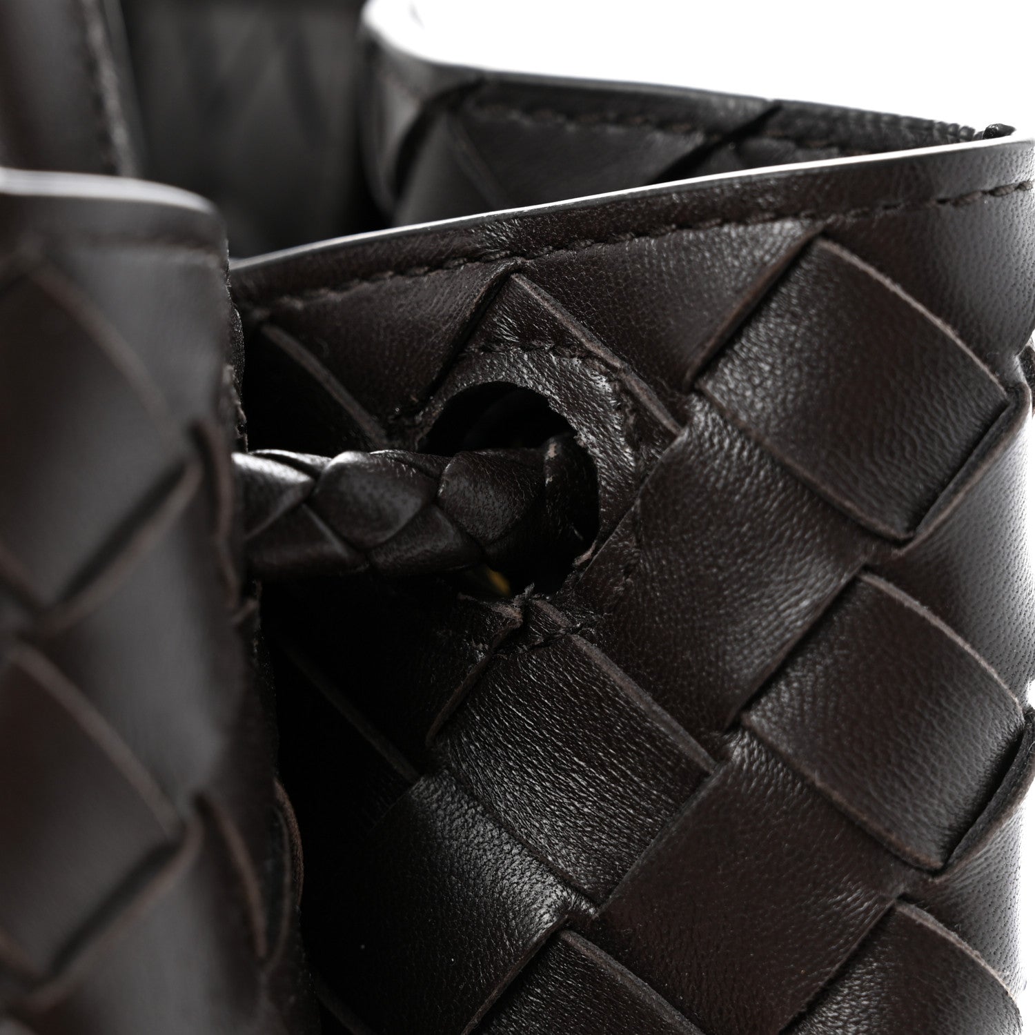 Nappa Intrecciato Small Andiamo Shoulder Bag Fondant