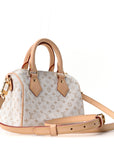 Monogram Mini Jacquard Speedy Bandouliere 20 Mastic Cream