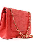 Alligator Jumbo Double Flap Red