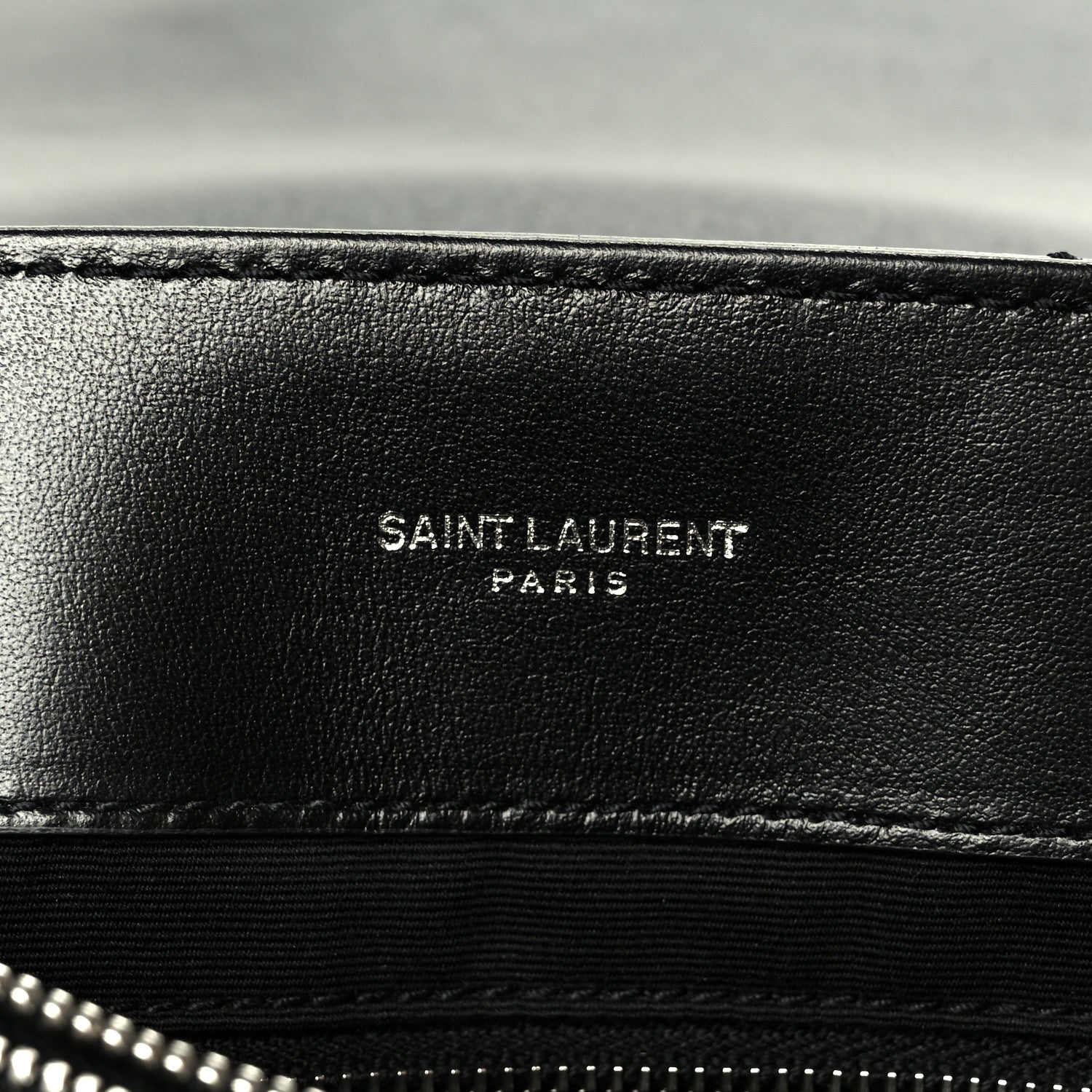 Calfskin Y Quilted Monogram Medium Loulou Chain Satchel Black
