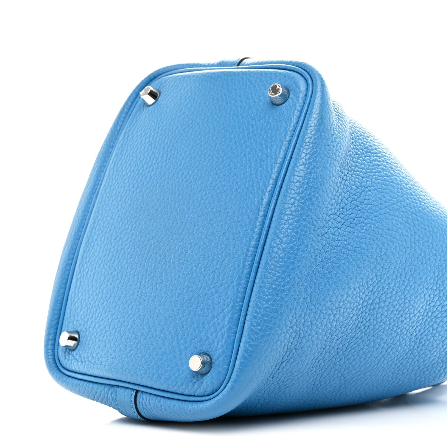 Taurillon Clemence Picotin Lock 18 PM Bleu Zanzibar