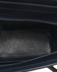 Baby Grained Calfskin Nubuck Micro Tri-Color Luggage White