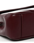 Lambskin Chevron Quilted Medium LouLou Rouge Cabernet