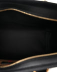 Calfskin Mega Check Small Banwell Tote Black