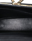Caviar Quilted Large Business Affinity Flap Black