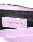 Agneau Arena Le Cagole Mini Purse With Chain Lilac