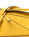 Calfskin Small Puzzle Bag Yellow
