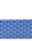 Goyardine Richelieu Wallet Sky Blue