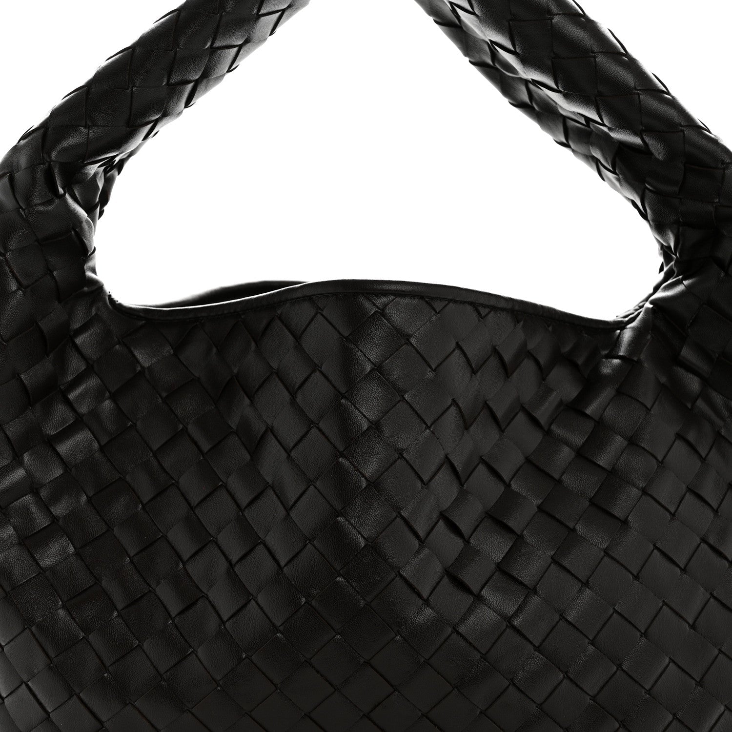 Calfskin Intrecciato Small Hop Fondant
