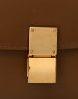 Box Calfskin Medium Classic Box Flap Bag Camel