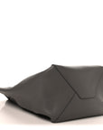 Soft Grained Calfskin Medium Belt Cabas Phantom Grey