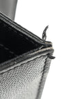 Grain De Poudre Medium Classic Monogram Kate Satchel Black