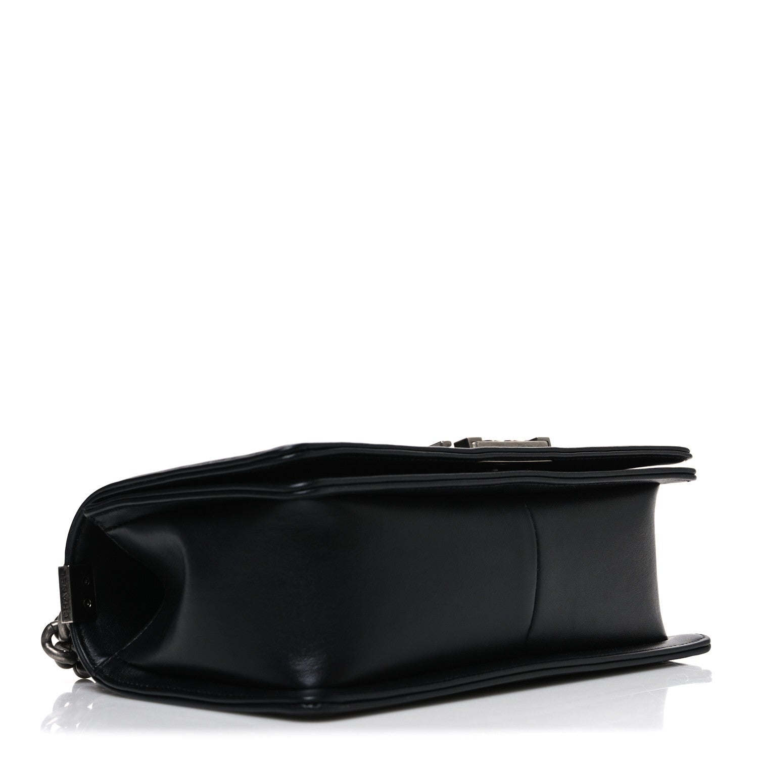 Lambskin Quilted New Medium Boy Flap Black