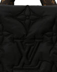 Econyl Monogram Pillow Giant Onthego MM  Black