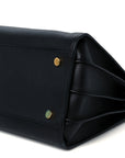 Calfskin Small Sac De Jour Black