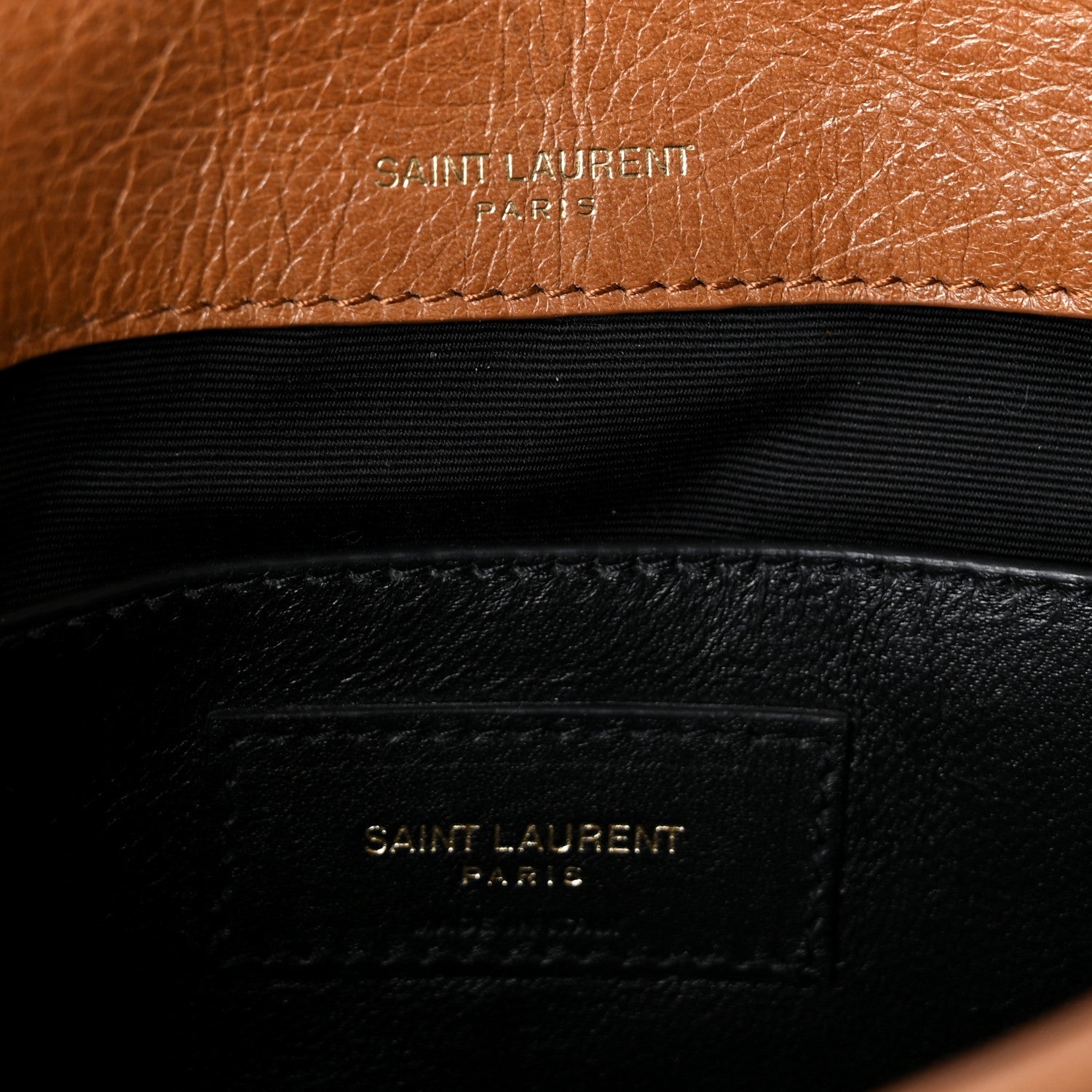 Crinkled Calfskin Matelasse Monogram Baby Niki Chain Satchel Light Caramel