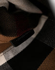 Grainy Calfskin House Check Medium Maidstone Black