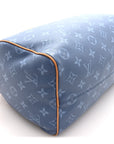 Calfskin Monogram Speedy P9 Bandouliere 30 Silk Blue