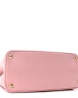 Saffiano Cuir Medium Double Bag Cammeo Rosa