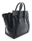 Drummed Calfskin Mini Luggage Orage