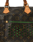 Monogram Perforated Speedy 30 Green