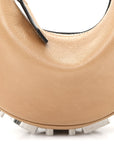 Vitello Grace Nano FNDIgraphy Hobo Charm Miele Scuro