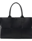 Nappa Maxi Intrecciato Small Arco Tote Space