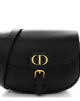 Box Calfskin Medium Bobby Flap Black