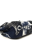 Jersey Quilted Camellia 2.55 Reissue Mini Flap Black White