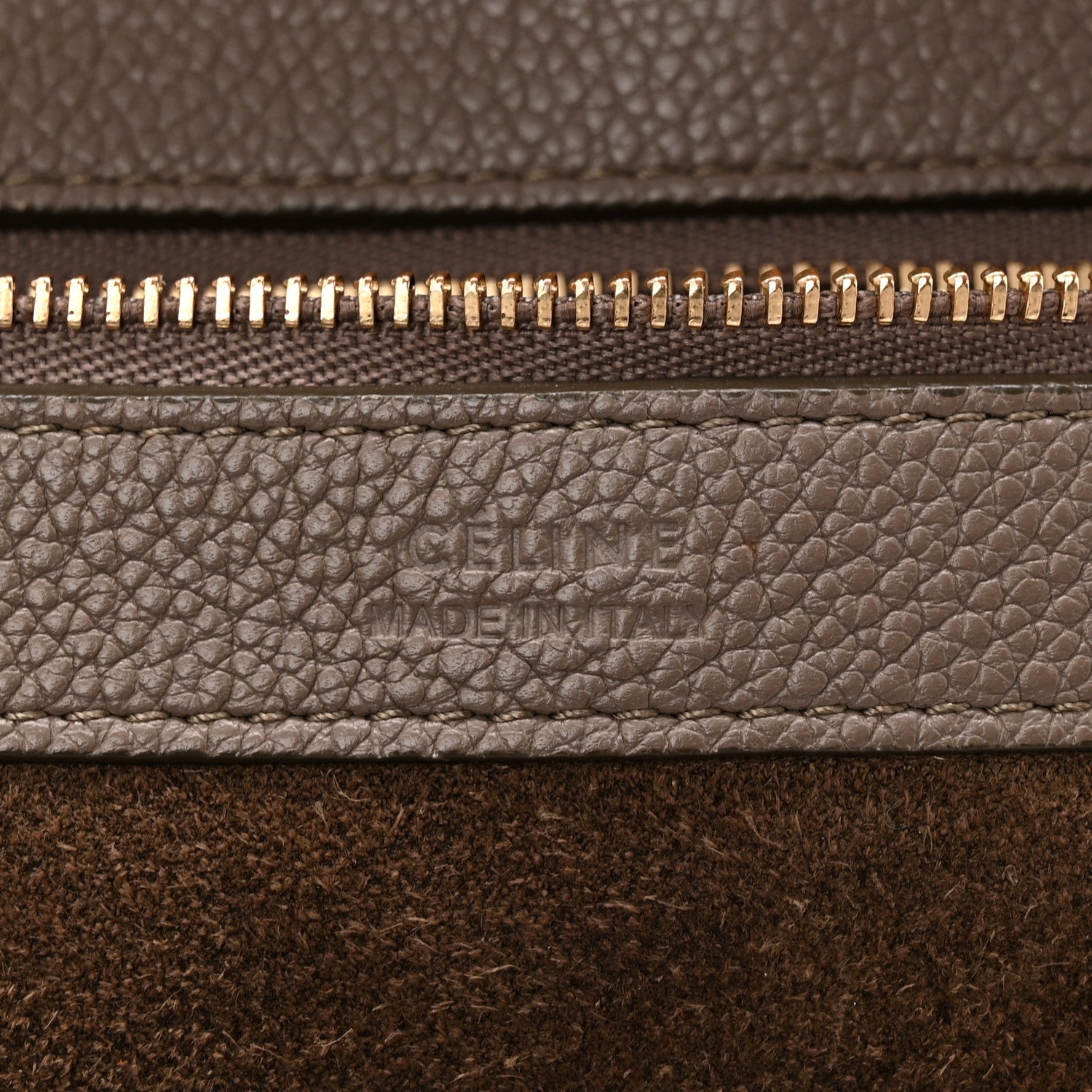 Soft Grained Calfskin Small Belt Cabas Phantom Taupe