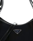 Spazzolato Cleo Adjustable Strap Shoulder Bag  Black