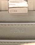 Stingray Shiny Nappa Petite Peekaboo I SEE U Satchel Beige