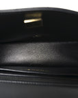 Lambskin Quilted Mini Rectangular Flap Black