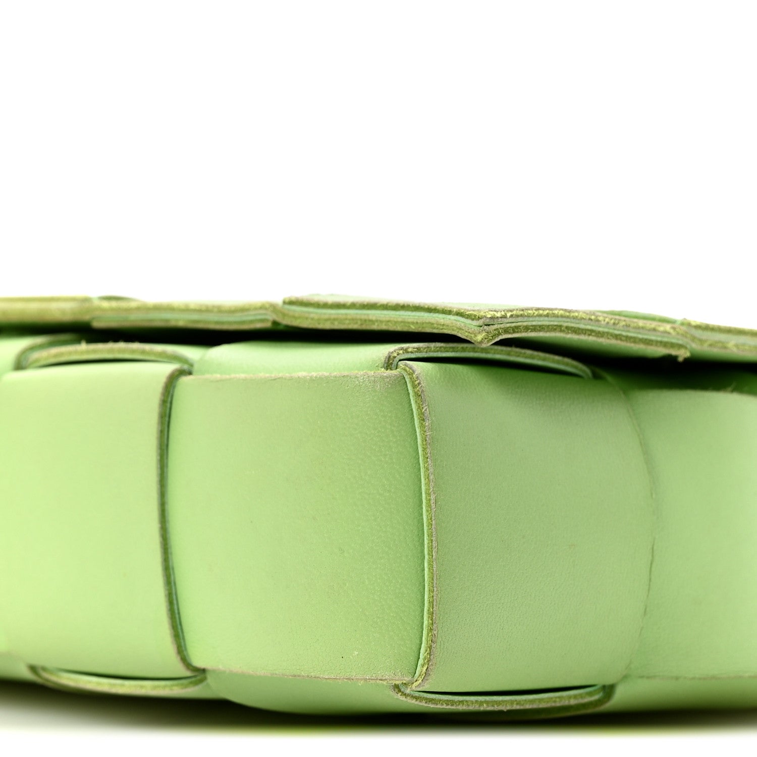 Lambskin Maxi Intrecciato Cassette Crossbody Bag Pistachio