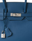 Togo Birkin 35 Bleu Izmir