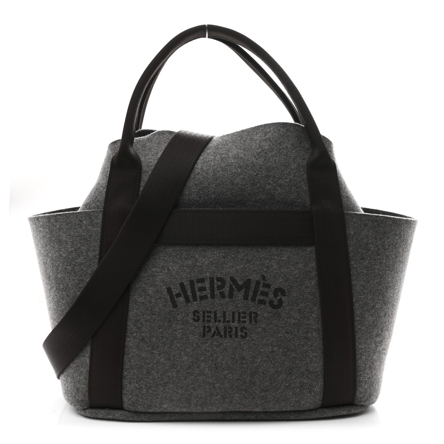 Felt Sac De Pansage Groom Bag Acier
