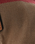 Canvas Mega Check Mini Ashby Tassel Crossbody Saddle Brown