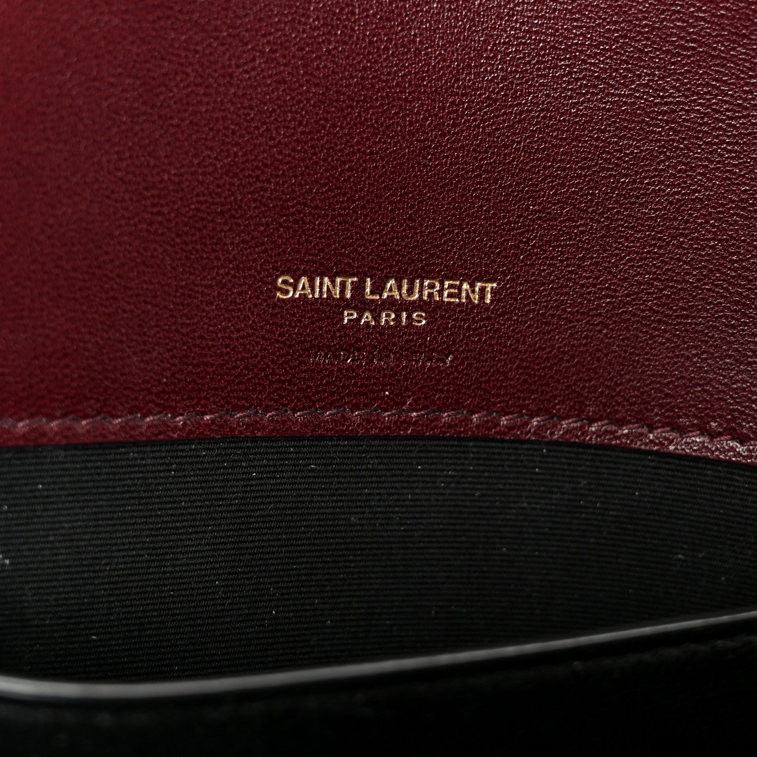 Lambskin Chevron Quilted Small LouLou Rouge Cabernet